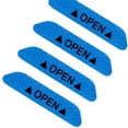thumbnail image 5 of Sidaley 4 Uds. De cinta reflectante de seguridad para puerta de coche, pegatinas de señal abierta, calcomanías de alerta, marca de Herramientas de reparación de automóviles Azul, 5 of 5