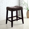 thumbnail image 3 of Crown Mark Kent 29" Saddle Stool (PAIR), 3 of 4
