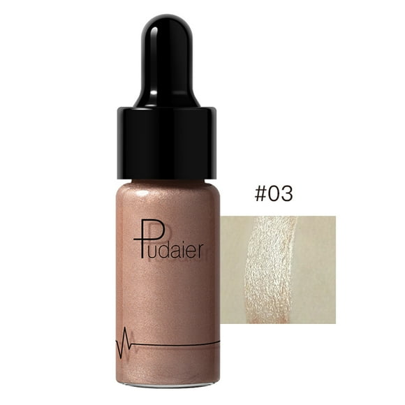 Liquid Highlighter Contouring, Brighten 3D Highlighters Iluminante Bronceador - 4 Disponibles - 03 # lámpara solar 03 LUZ SOLAR Salvador Resaltador de líquidos