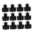 thumbnail image 3 of FUTUREORYY 30pcs Push Pull Water Bottle Black PE Sports Caps for Daily Use, 3 of 7