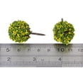 thumbnail image 4 of 50 Yellow Flower Ball Trees Train Railway Architectural Garden Scenery Layout HO, 4 of 6