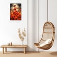 thumbnail image 3 of ZHONGYUTONG Abstract Girl Canvas Wall Art Woman in Flower Field Paintings Prints Elegant Artwork for Girl's Room Bedroom Framed (20.00" x 30.00"), 3 of 6
