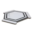 thumbnail image 5 of The Tile Life Kykuit 8.6" x 9.8" White Satin Porcelain Floor and Wall Tile, Case of 18, 5 of 17