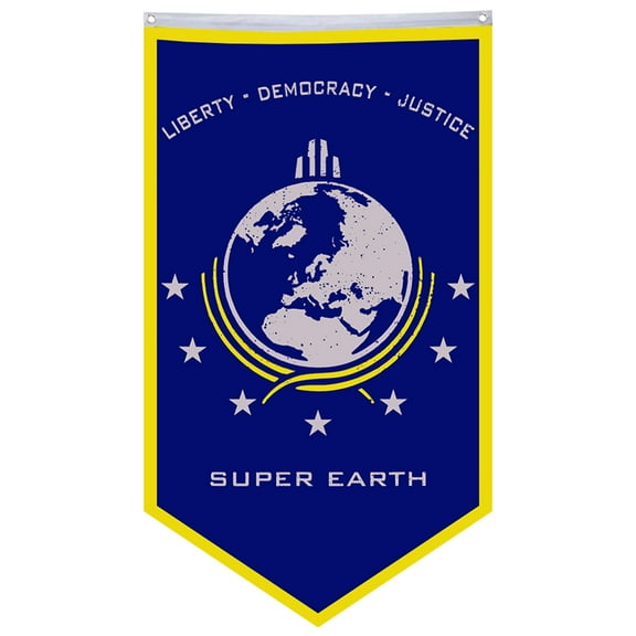 Super Earth Flag II Banner Home Yard Garden Decor 30x50 inch