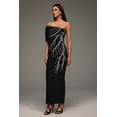 thumbnail image 2 of Vestido Bellabarnetten Zaha con un solo hombro, vendaje sin mangas, 2 of 6