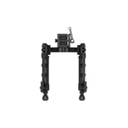 ACCU-TAC LP-50 Bipod, Arca, Flat Black, 6.5-9.5in