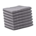 thumbnail image 2 of simhoa 7 Pieces Microfiber Cleaning Cloth Dishtowels Fast Drying Dishcloth Cleaning Rag Gray, 2 of 8