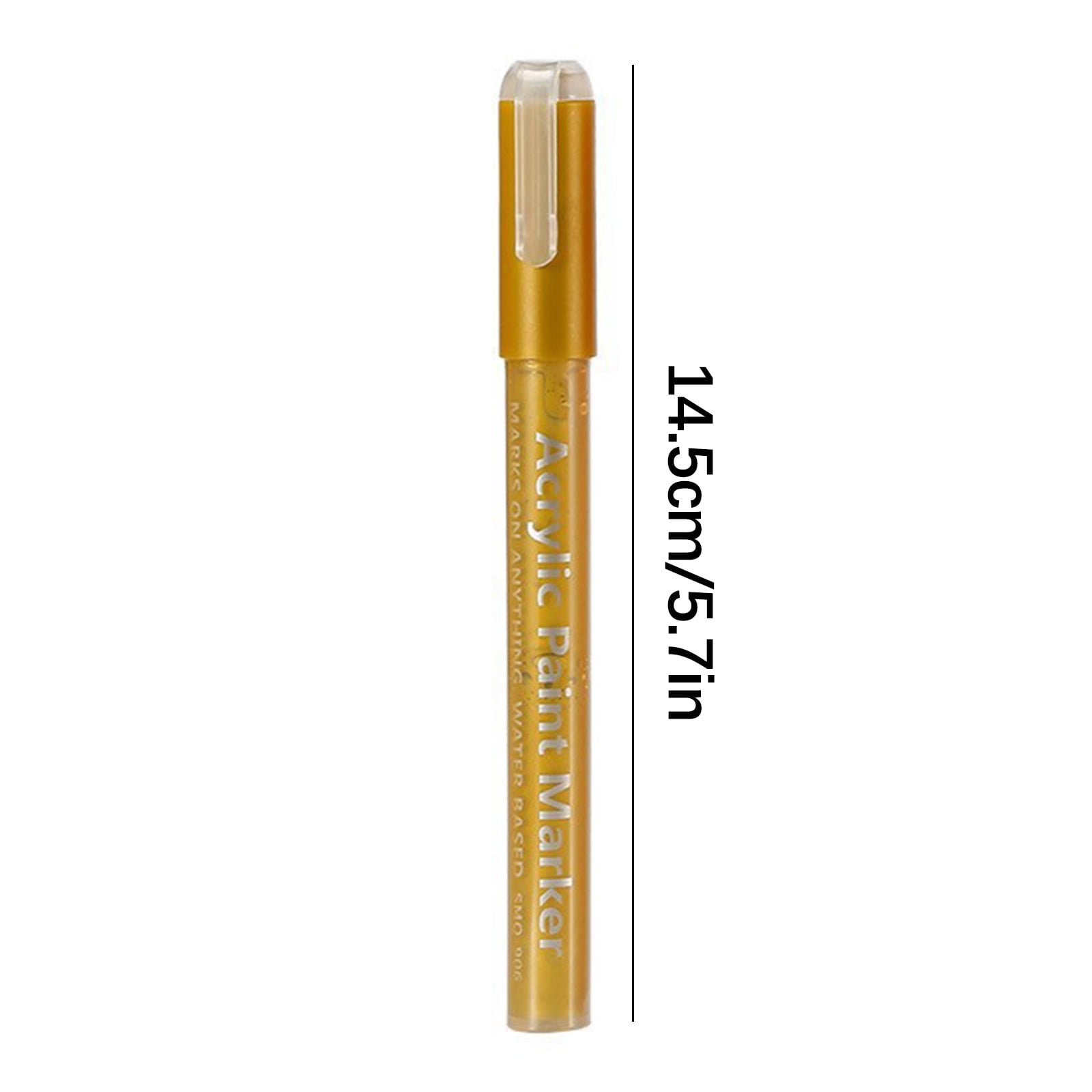3 Gold And 3Silver Acrylic Marker Pen Set Water- Pen Hand Ledger Graffiti Pen Acrylic Pigment Marker Pen Acrylic Pigment Marker Pen 6Ml