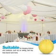 thumbnail image 5 of Uxcell Round Paper Lanterns, Decorative Hanging Lanterns Lamp Party Decorations for Birthday Wedding Home Lemon Yellow 10 in, 5 of 6