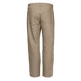 thumbnail image 2 of Blue Mountain FMB-1504 Men's Mid-Rise 5-Pocket Canvas Pants, Fossil Brown,S38X32, 2 of 7