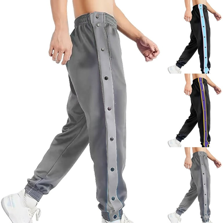 Snap off warm up pants best sale