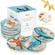 thumbnail image 2 of Juego de posavasos Teivio Stone Marine Life de 8 piezas, 10 cm, 2 of 6