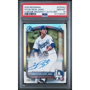 Graded 2025 Bowman Chrome Prospect Autographs Hyun-Seok Jang Auto #CPAHJ Ref /499 PSA 10