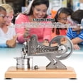 thumbnail image 4 of LED Air Stirling Engine Funny Education Electricity Power Generator Model, 4 of 10