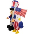 thumbnail image 5 of Northlight Inflatable Lighted Uncle Sam with American Flag and Eagle Outdoor Decor - 6', 5 of 6