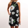 thumbnail image 1 of SMihono Robe d'Été pour Femmes Grande Taille Robe d'Été Sans Manches à Fleurs Décontractée à Bretelles Imprimé Mini Robe, 1 of 6