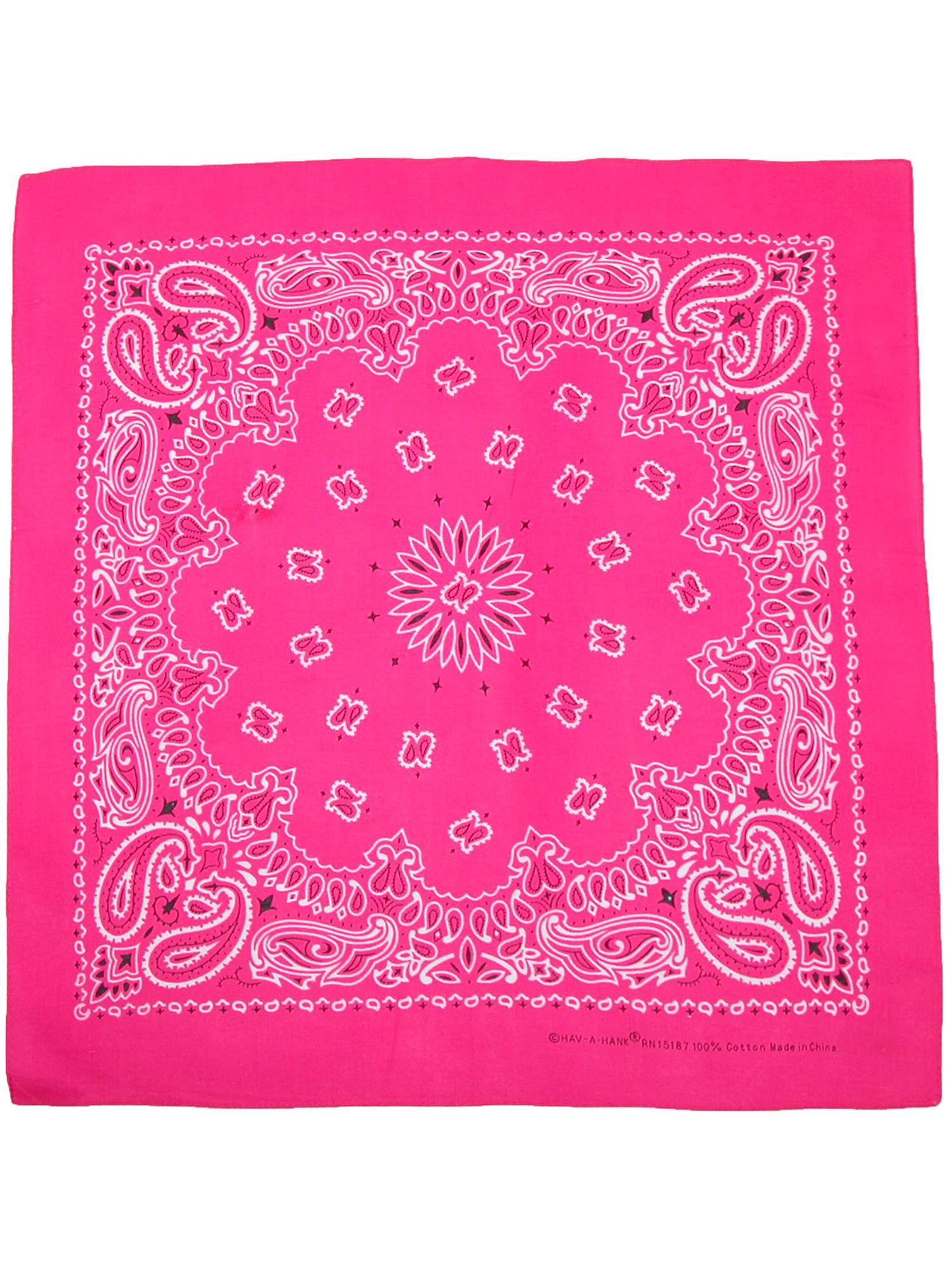 CTM CTM® Cotton Neon Paisley Bandanas