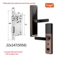 thumbnail image 2 of Biometric Fingerprint Door Lock DB20 Black Smart Lock Tuya App Remote Unlocking Keyless Lock Electronic Door Lock ,More Secure, 2 of 4