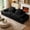 Black, variant on NNSNG 113" Modern Loveseat for Living Room,Boneless Sectional Sofa,2 Seat Corduroy Floor Couch,No Assembly Required,White