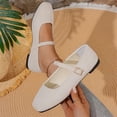 thumbnail image 4 of Norvail Womens Ballet Flats Slip On Square Toe Formal Wedding Flats Shoes Low Arch Fashion Casual Comfortable Soft Sole Loafers Plus Size Wide, 4 of 7