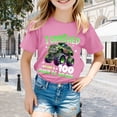 thumbnail image 2 of FINALGANG Boys Girls TShirts Kids Cartoon Truck Letter Prints Loose Fit Tees Short Sleeve Crewneck Top For Casual Daily Outdoor Wear, 2 of 4
