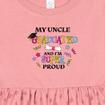 thumbnail image 4 of Inktastic My Uncle Graduated and I'm Super Proud Girls Baby Dress, 4 of 5