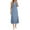 Light Blue, variant on Efsteb Women Summer Dresses Solid Color Round Neck Casual Loose Split Long Maxi Vacation Dress with Pockets （Light Blue，XL）