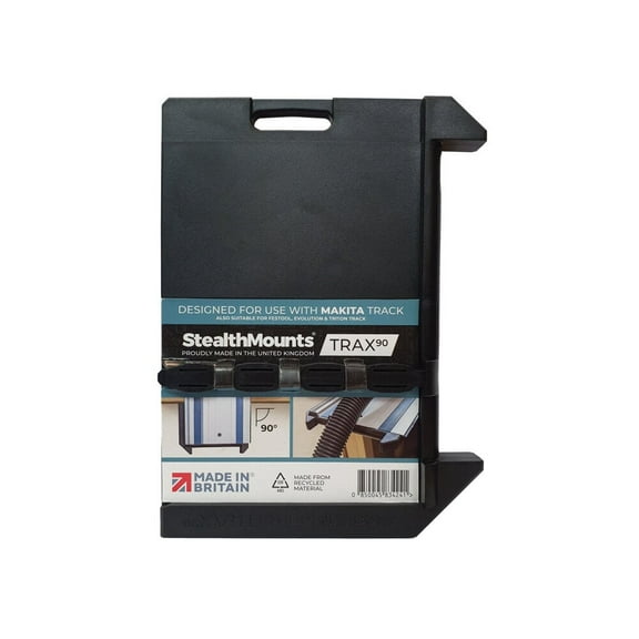 Stealthmounts Trax90 Track Saw Square For Makita Black