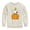 NATURAL, variant on - Snoopy Woodstock Pumpkin - Toddler & Youth Crewneck Fleece Sweatshirt