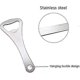 thumbnail image 2 of Jinyi Bottle Openers, Less Steel Beer Openers Bar Bottle Opener, Bartender Bottle Openers(10pcs, Silver), 2 of 4