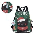 thumbnail image 5 of FORMRS Women's Travel Backpack Purse Anti-Theft Hidden Pockets Casual Shoulder Bag, Christmas Cat, 5 of 7