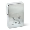 Personalized Brushed Stainless Steel Wind proof Lighter - Engraved Brushed Chrome Lighter