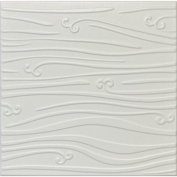 Home Decor, Ceiling Tiles, Glue Up, Foam,20"x20" R102W, 16/lot (42.24 s/f) SALE