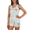 thumbnail image 4 of Women's Concepts Sport Minnesota Vikings Quartz Hacci Knit Tank Top & Shorts Sleep Set, 4 of 6