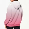 thumbnail image 4 of Juslio Womens Hoodies Womens Winter Coats Zipper Casual Long Sleeve Outerwear Pink, 4 of 6