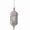 White, variant on Moroccan Hanging Candle Lantern – 9" Iron Glass Tealight Holder for Wedding, Ramadan, Outdoor Patio