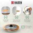 thumbnail image 3 of Haden Heritage 1.7 Liter Electric Kettle & Coffee Maker, Steel & Copper, 3 of 9