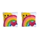 thumbnail image 4 of Bewildely Buena decoración con Kits de fabricación de cojines con patrón de arcoíris DIY, Kits de gancho de cierre de punto de colores ZD071 Arcoiris Rosa 2Conjunto, 4 of 6
