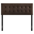 thumbnail image 6 of Emily Stain-Resistant Performance Velvet King Size Headboard in Chocolate Brown, 6 of 8