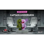 Fuggler Misfit Monsters 9 inch (Captain-Undergrin - Green & Lilac Long & Curly Pile), Monster Stuffed Aminal Toy by ZURU