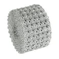thumbnail image 3 of Sparkling Flower Mesh Ribbon Plastic Rhinestone Wrap Roll Clothes Jewelry Belt Trim, 3 of 10