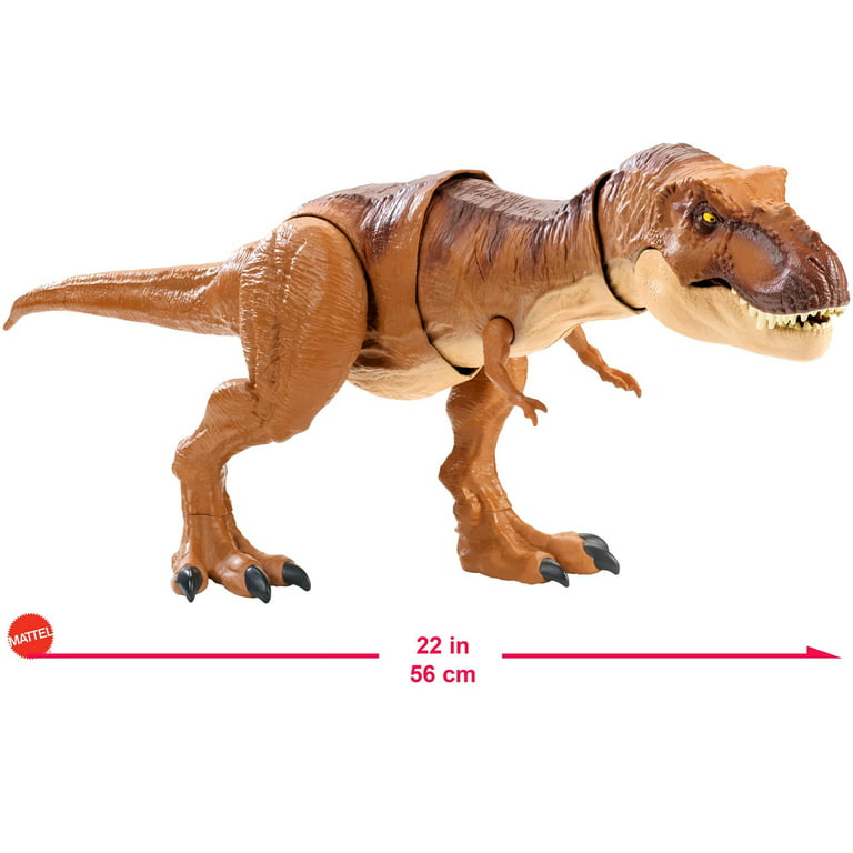 Jurassic World Dominion Tyrannosaurus Rex Dinosaur Toy, Thrash N