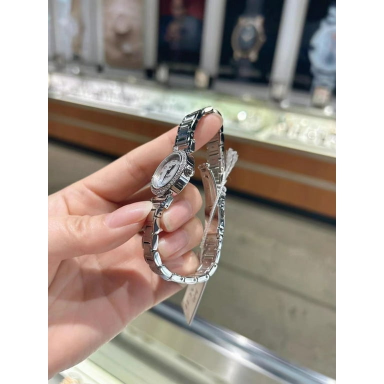 Coach Madison White Dial Silver Steel Strap Watch for Women