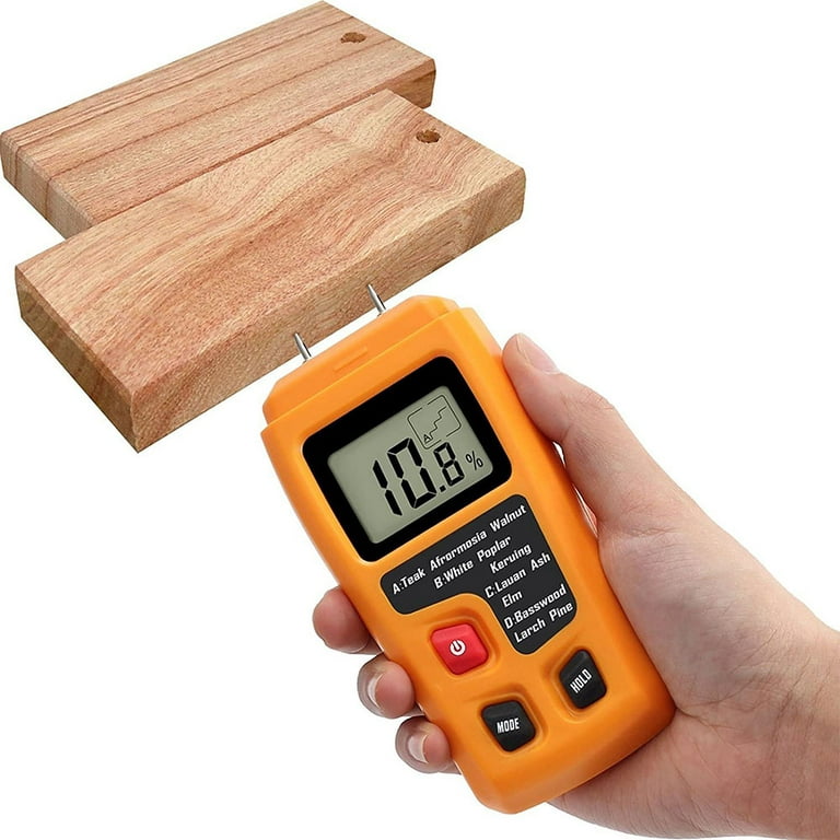 VOLCANOES CLUB Moisture Meter - Water Leak Detector - Wood Moisture Meter  for Drywall Walls Firewood Lumber - Digital Humidity Sensor Moisture Tester  - PinType Moisture Detection Home Woodworking Tool - Yahoo Shopping