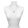 thumbnail image 3 of Delight Jewelry Silvertone Hockey Sticks with Puck Gymnastics Mom Ring Charm Necklace, 18", 3 of 4