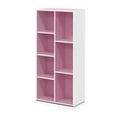 thumbnail image 1 of Furinno 11048 Estante abierto reversible de 7 cubos, blanco / rosa Furinno 11048WH/PI, 1 of 2