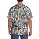 thumbnail image 3 of Fotbe Leopard And Zebra Camisa Estampada de Manga Corta para Hombre, Casual de Verano, Estilo Playero, Sin Arrugas-3X-Large, 3 of 5