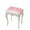 Cherry Blossom, variant on Xoenoiee White Marble Print Stool Covers Square, Rectangle Bar Stool Covers, (14"- 20") L x (10"- 14") W, Removable Washable Vanity Stool Seat Cover with Elastic Band, 2 Pack