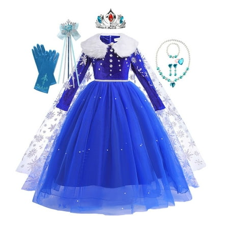 Robes de princesse Reine des Neiges 2 pour filles, vêtements de
