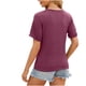 thumbnail image 4 of Fiudx Camisas de Mujer Tops con Estampado de Moda para Mujer, Blusa de Manga Corta, Camisetas Divertidas con Cuello Redondo, 4 of 6